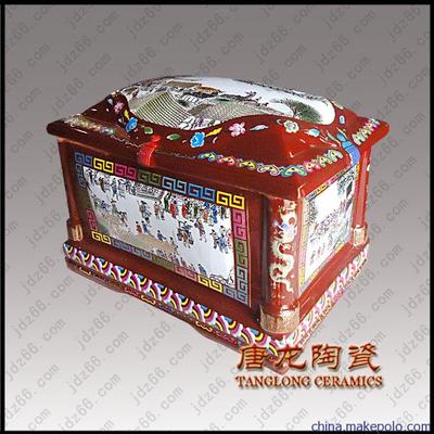 生死之间的凝练 祭祀殡葬陶瓷工艺品骨灰盒的文化内涵与艺术价值